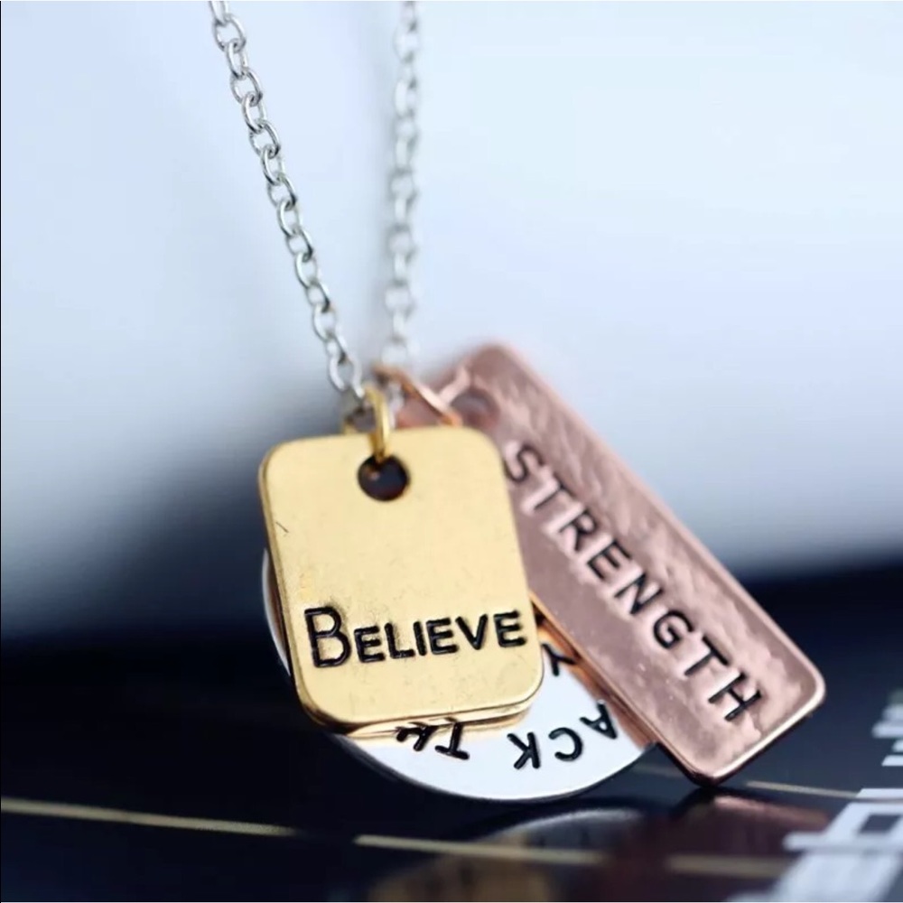 Price dropđź’žMotivational necklace NEW - Picture 5 of 8